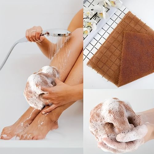 3pcs African Exfoliating Net Body Scrubber