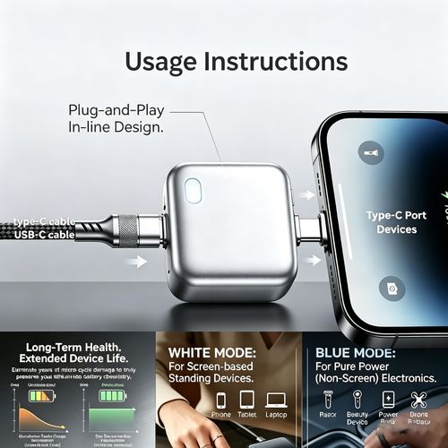 Smart Auto Stop Charging Adapter
