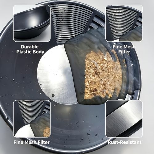 Golden Panning Pan