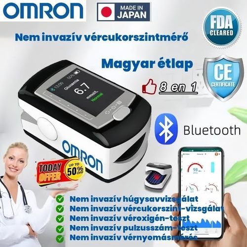 ✨Medical Research and Technological Innovation: Best-Selling Product of 2025: Omron Portable, Painless, Non-invasive Blood Glucose Meter – A Multifunctional Choice for Health Protection💖