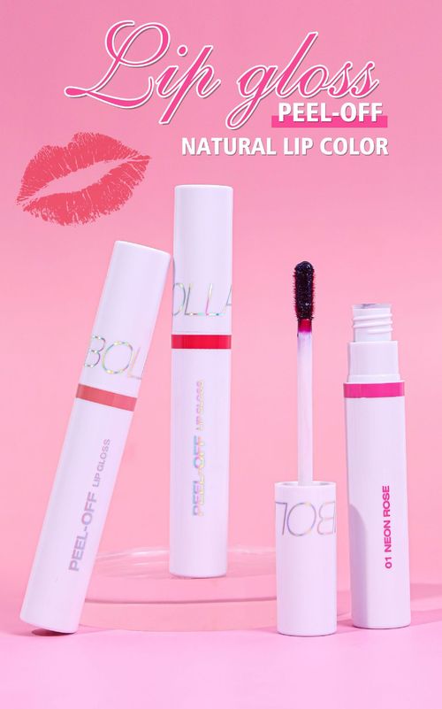Tear-off lip gloss and lip glaze, long-lasting moisturizing lip gloss, no fading and no sticking