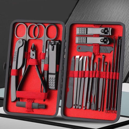 Portable Nail Clipper Set, Lightweight Stainless Steel Nail Clipper Kit, Professional Manicure & Pedicure Tool Set