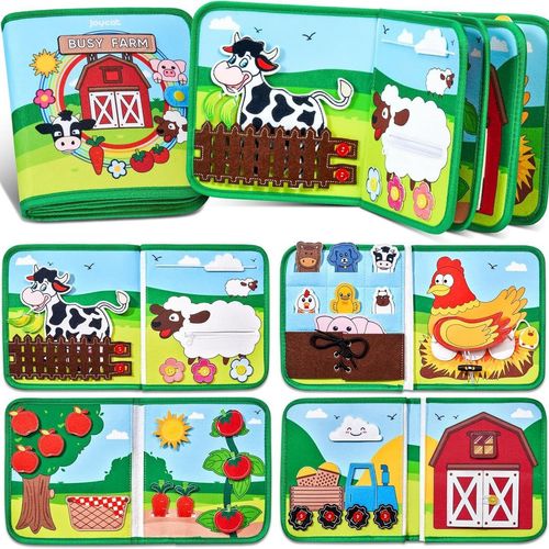 🔥Busy Board, Felt Quiet Toy Activity Board, Montessori Toys for Boys & Girls