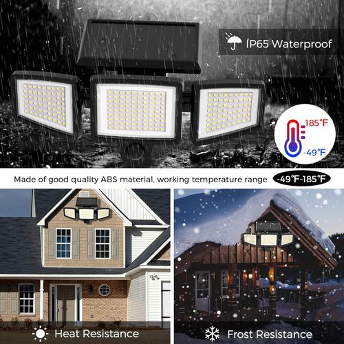 210 LED Security Light Original Super High LED Solar Motion Sensor Wall Light Outdoor Light