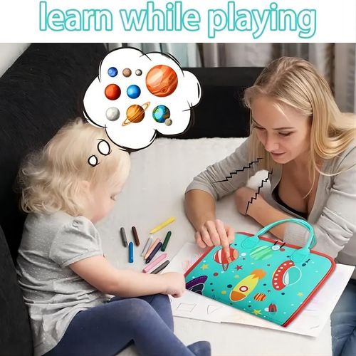 🔥Busy Board Montessori Toys for Boys & Girls Birthday Gifts,Early Educational Game Travel Toys, Preschool Activities for Learning Fine Motor Skil
