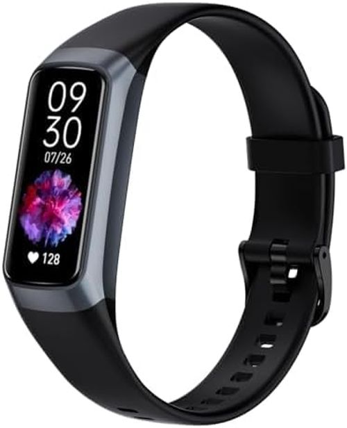 🔥Fitness Tracker with Heart Rate&Blood Oxygen&Sleep Monitor, 20+ Sports Modes Smart Watches, Activity & Step Tracker Smart Watch for Android&iOS Phones (Black)