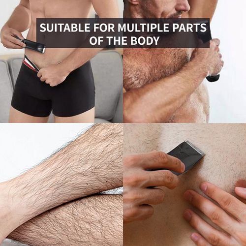 Electric Body Hair Trimmer, Cordless Groin Hair Trimmer for Men, Waterproof Electric Shaver, Men's Hair Removal Tool, Great for Men's Daily Use, Christmas Gift, Winter Gift Set, Winter Gift, Electric Hair Trimmer
