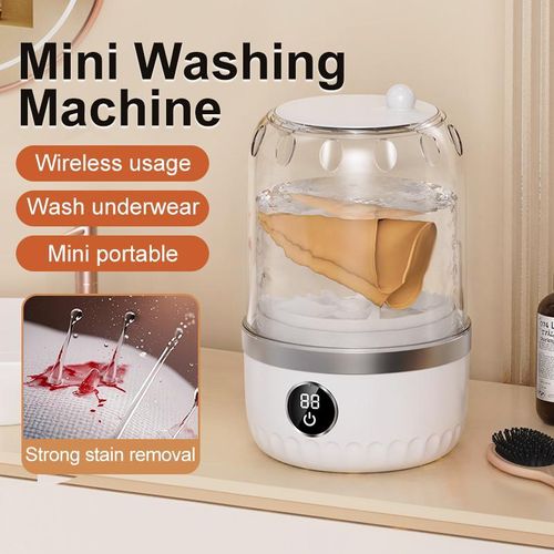 Portable Mini Washing Machine, USB charging, high-quality impact-resistant underpants cleaning, compact and lightweight, suitable for apartments, dormitories, hotels, RVS and travel camping, Portable Laundry Washer, Household Appliance