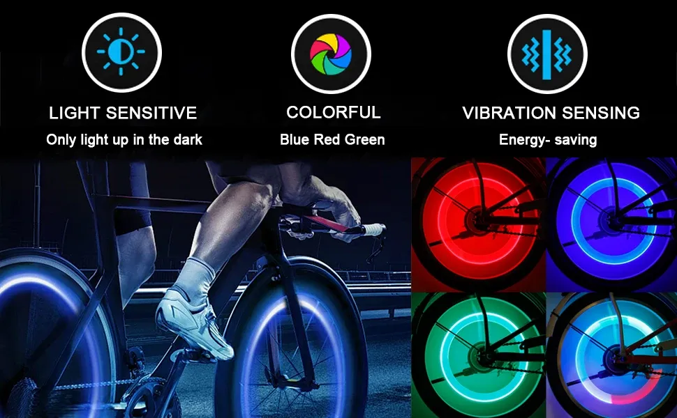 Tire Lights, Wind Fire Wheels