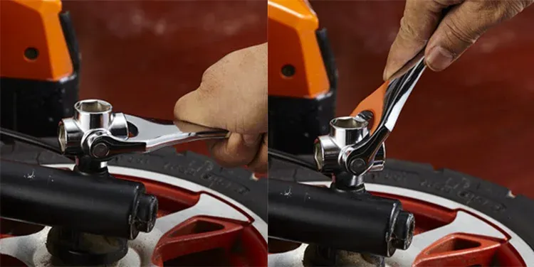 Adjustable ratchet wrench