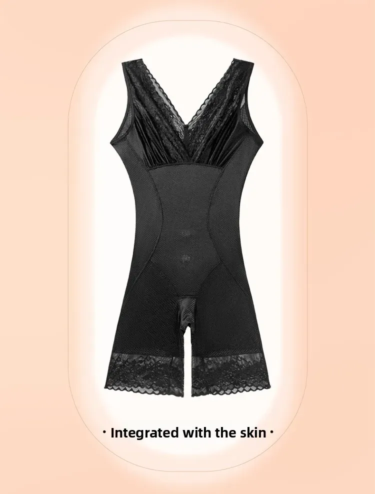 Butt-lifting one-piece shapewear