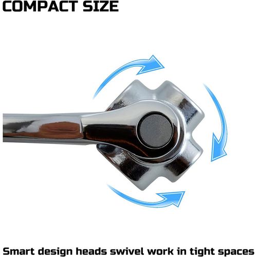 Adjustable ratchet wrench
