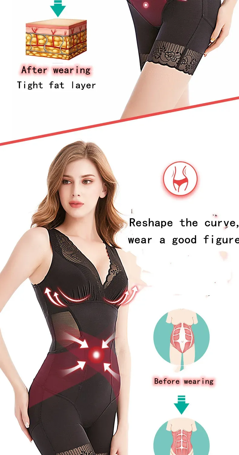 Butt-lifting one-piece shapewear