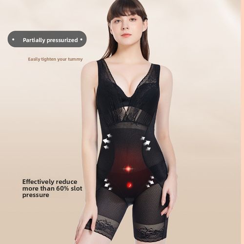 Butt-lifting one-piece shapewear