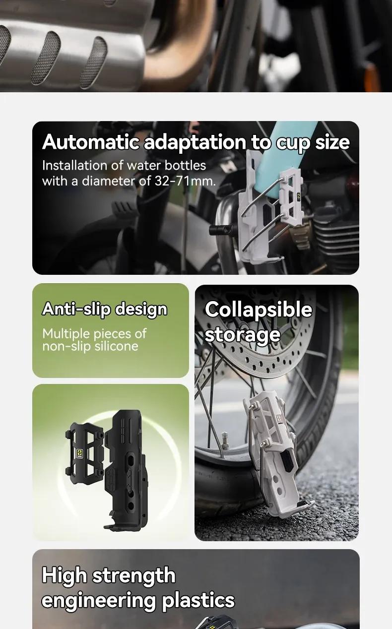 Motorcycle cup holder