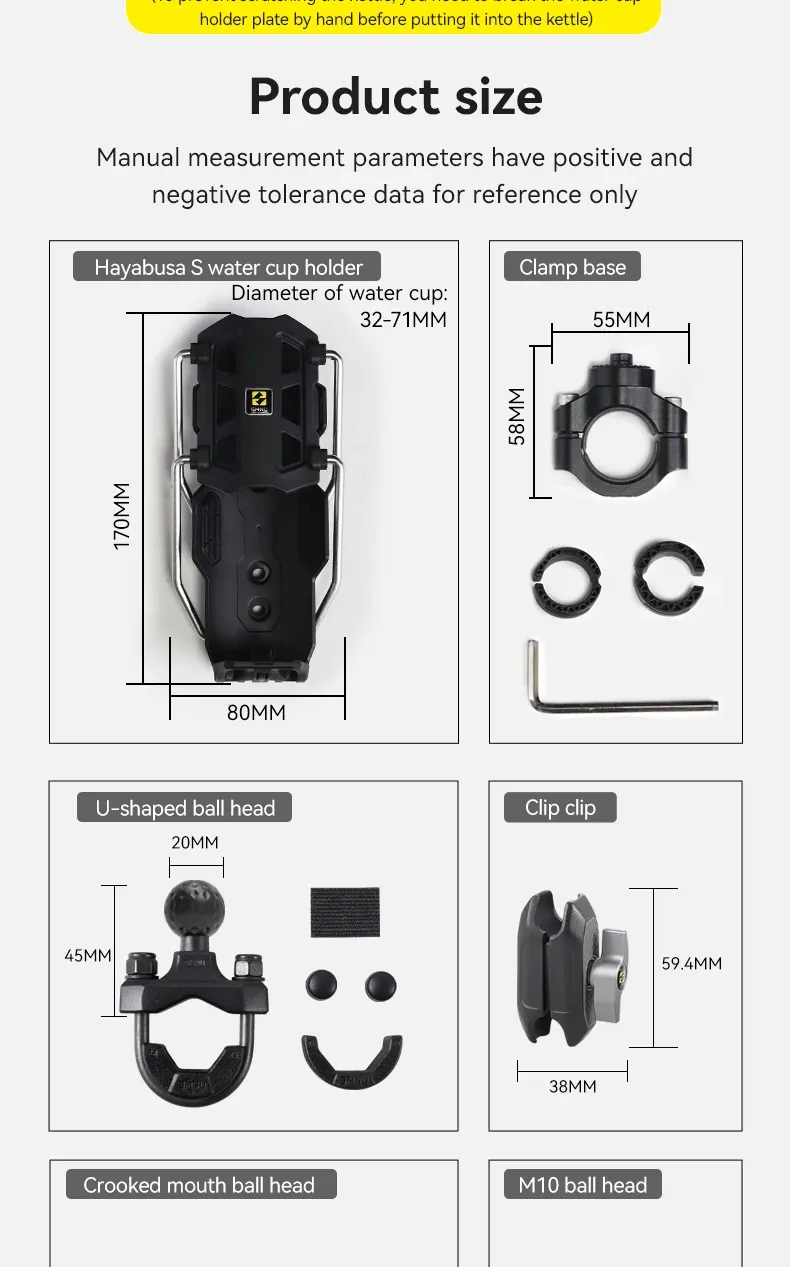 Motorcycle cup holder