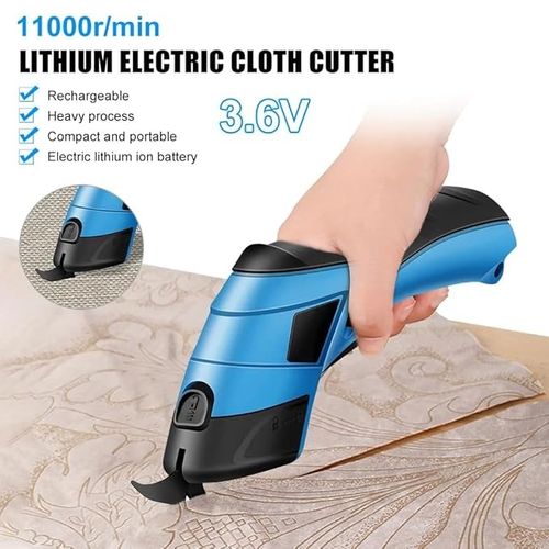 Heavy Duty Professional Shears Cutting Tool Automatic Cordless Electric Scissors Fabric Cutter
