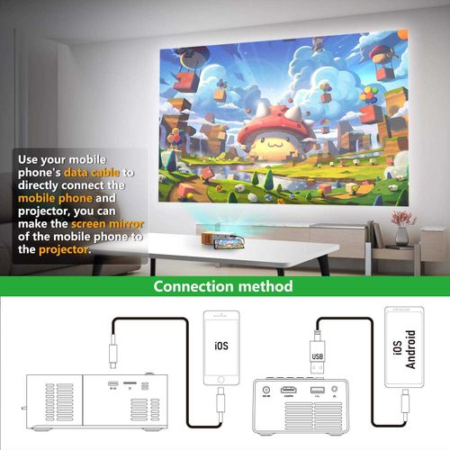 Portable 3D Mini  Projector