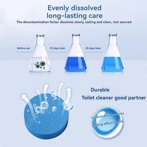 Automatic Toilet Bowl Cleaner TabletsPowerful Bathroom Tank Cleaner forFresh,Stain-Free Toilets
