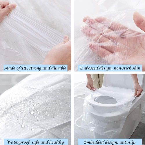 🎁2025 Hot Sale🎁- 49% OFF💥 Disposable Plastic Toilet Seat Cover - No Worry Of Public Toilet Anymore👋