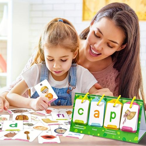 129-Piece Visual Word Learning Flash Cards – Early Education Cognitive Cards for Kids