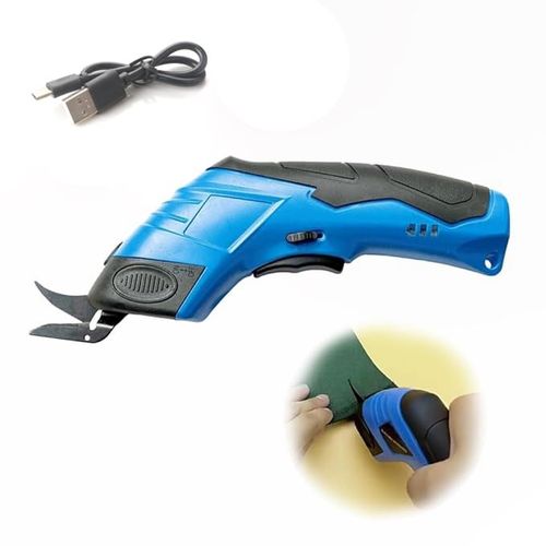 Heavy Duty Professional Shears Cutting Tool Automatic Cordless Electric Scissors Fabric Cutter