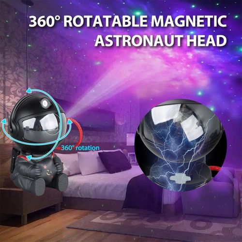 2025 New Arrivals Usb Control Mini Astronaut Star Moon Galaxy Projector Lamp Led Laser Star Projector for Bedroom Car Roof