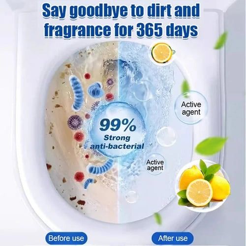 Buy 2 get 1 free🔥Lemon scent toilet cleaning tablets