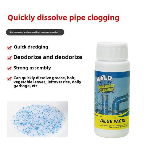 ALWAYS 50% OFF!🧩Powerful Sink & Drain Cleaner: Fast Unblocking Solution + 99.9% Bacterial Killer!