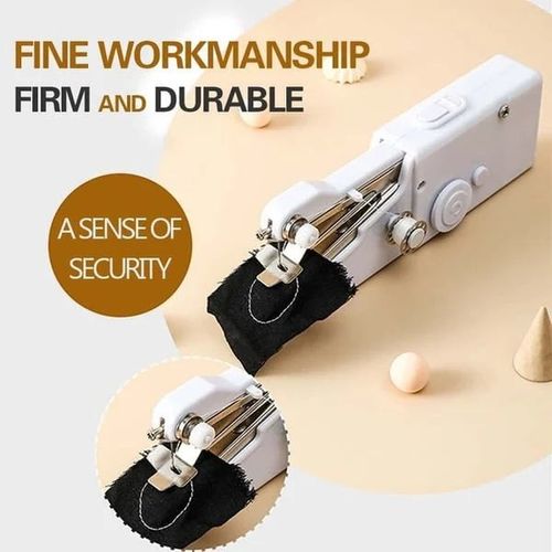 Portable Mini Hand Sewing Machine Quick Handy Stitch Sew Needlework Cordless Clothes Household Electric Sewing Machine