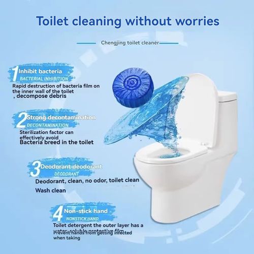 Automatic Toilet Bowl Cleaner TabletsPowerful Bathroom Tank Cleaner forFresh,Stain-Free Toilets