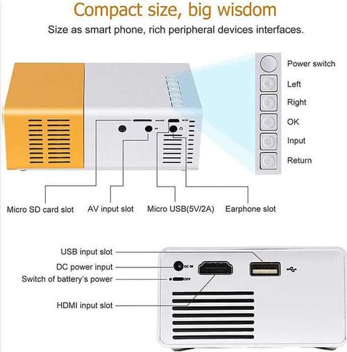 Portable 3D Mini  Projector