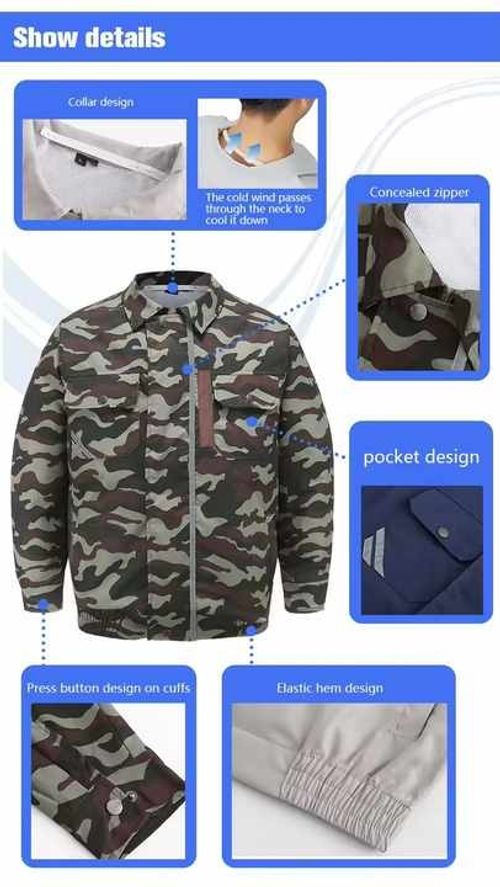 Summer Fan Jacket USB Heat Dissipation Lasting High Power Cargo Coats Outdoor Fishing Functionl Cooling Air-conditioning Suit