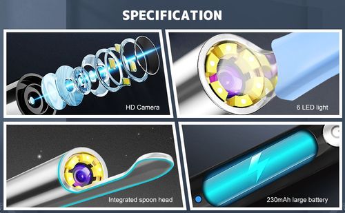 Peek into a world of pristine ears with our HD Ear Cleaner Camera