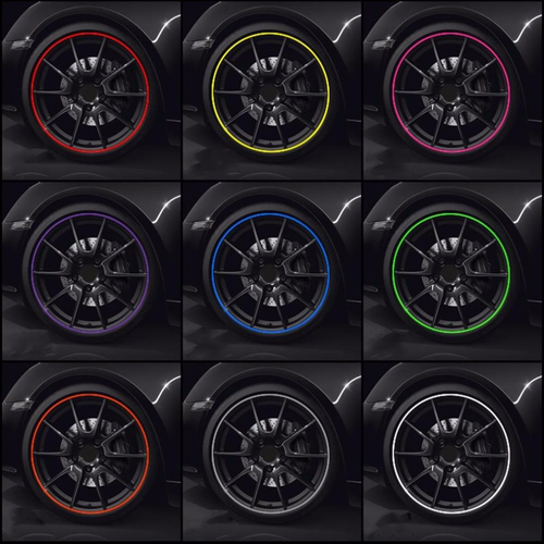Universalcartruckalloywheelhubprotectionringanticollisionstripantiscratchstripantiscuffrubber stripwheelhubstickerandrimdecorationmodificationsupplies