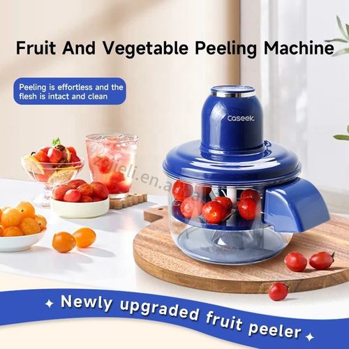 2025 New Automatic Electric Fruit and Vegetable Peeler - Multifunctional Peeling Tool for Grapes, Green Grapes, Cherry Tomatoes, Garlic, Suitable for Home and Commercial Use, USB-Powered