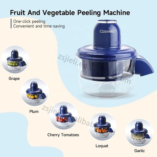 2025 New Automatic Electric Fruit and Vegetable Peeler - Multifunctional Peeling Tool for Grapes, Green Grapes, Cherry Tomatoes, Garlic, Suitable for Home and Commercial Use, USB-Powered