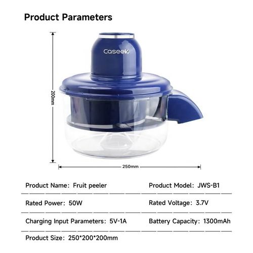2025 New Automatic Electric Fruit and Vegetable Peeler - Multifunctional Peeling Tool for Grapes, Green Grapes, Cherry Tomatoes, Garlic, Suitable for Home and Commercial Use, USB-Powered