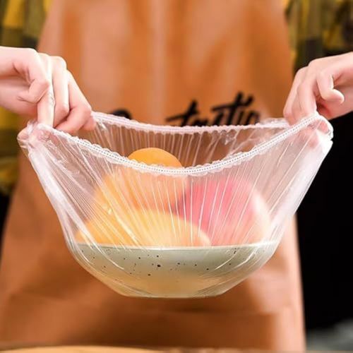 Small Store Bulk Supply：Colorful Elastic Disposable PE Food Covers - Refrigerator Leftover Preservation Bowl Covers