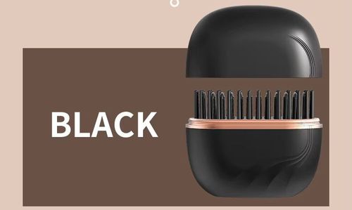 Wireless Straight Hair Comb Straight Curling Dual Purpose Mini Portable Travel Charging Multi-functional Lazy Hair Straightener