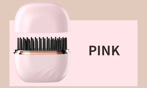 Wireless Straight Hair Comb Straight Curling Dual Purpose Mini Portable Travel Charging Multi-functional Lazy Hair Straightener