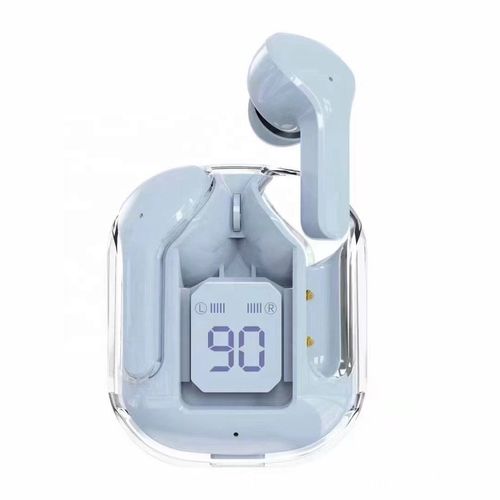 Air31 Transparent TWS Bluetooth Earbuds – In-Ear HK6 Digital Display Gaming & Sports Headphones, ANC ENC Active Noise Cancellation, Bluetooth 5.3, 6 Colors Optional (Black White Blue Green Pink Purple)