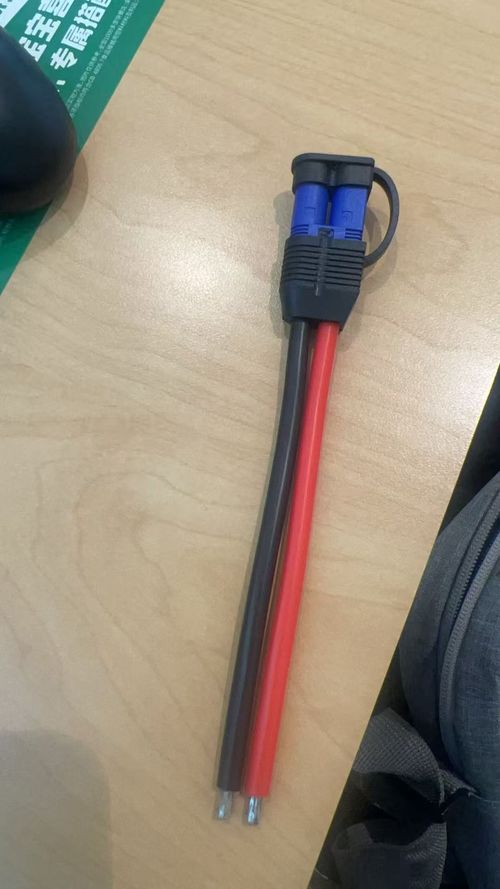 Waterproof EC5 Male-Female Plug Cable - 100A High Current, High Temperature Resistant Silicone, 10AWG, for Car Emergency Starter Power & Motorcycle Jumper Cables with Copper Lugs