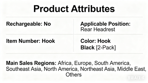 Hidden Multifunctional Hooks for Car Rear Seats - With Phone Holder, Creative Backseat Storage Hooks, Buy One Get One Free