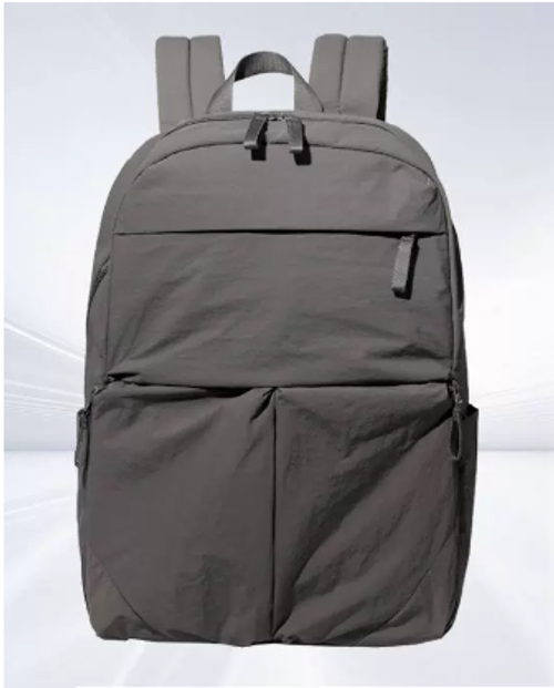 Bohemian-Style Beige Large-Capacity Backpack - Unisex Anti-Theft Oxford Cloth Bag, Korean-Style Solid Color Versatile School Bag for Junior High, High School  College Students, Outdoor Business Travel Laptop Backpack 4 Colors Available: Bohemian Beige, Starry Sky Black, Misty Elegant Gray, Jet Black