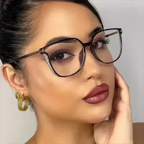 Optical Glasses Fashionable and Versatile Anti Blue Light Glasses Frame for Women