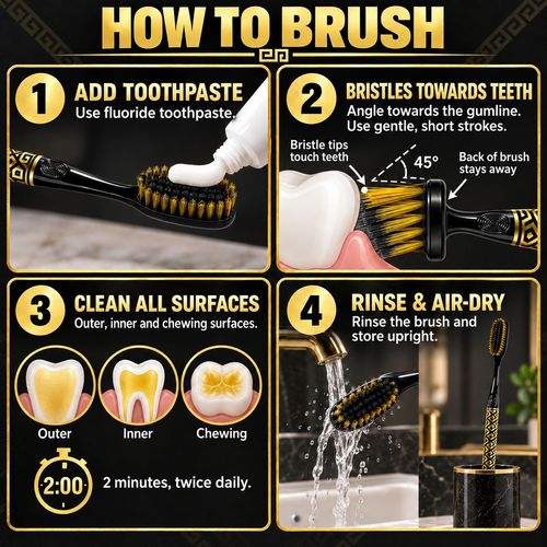 Long-Head Soft Toothbrushes