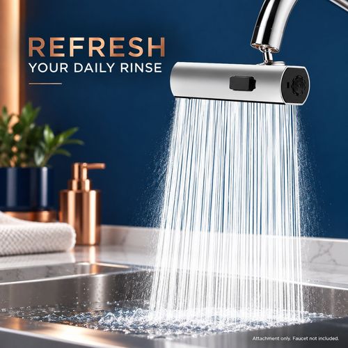 3-Mode Waterfall Faucet Attachment