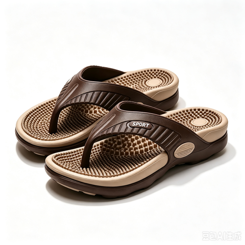 Textured Massage Footbed Flip-Flops