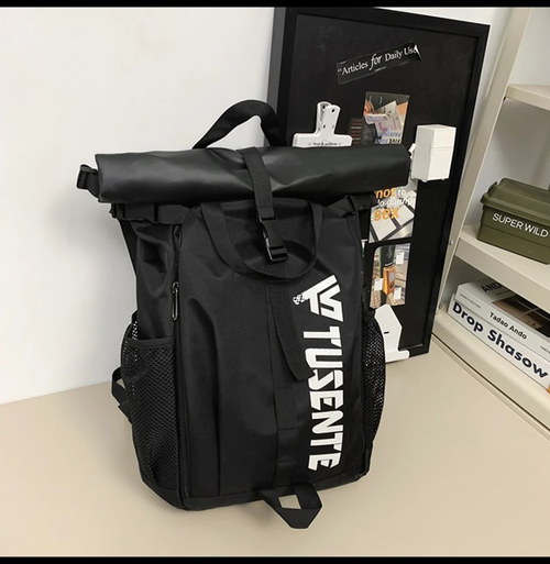 The latest super large capacity basketball curled backpack travel backpack outdoor hiking swimming bag fashion schoolbag